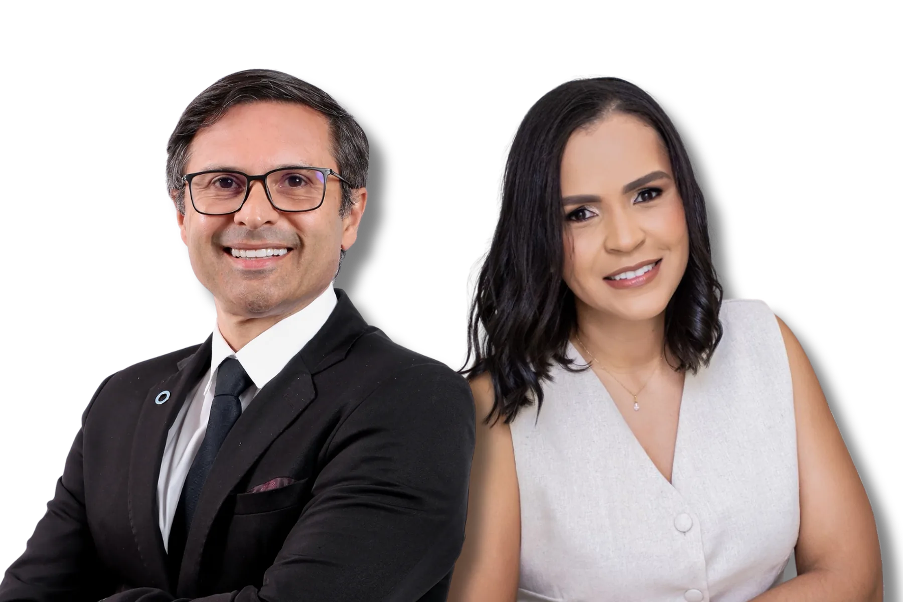 Dr. Lysandro Borges e Dra. Cinthia Fontes